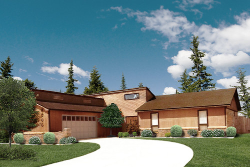 Modern House Plan - 61360 - Front Exterior