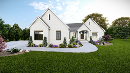Farmhouse House Plan - 78866 - Front Exterior