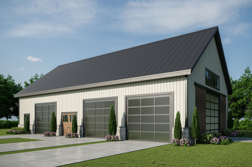 Farmhouse House Plan - Garage 84899 - 
