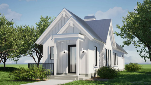 Modern House Plan - Mountain Maple 49852 - Front Exterior