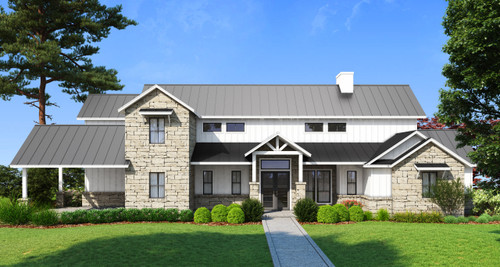 Farmhouse House Plan - 29405 - Front Exterior
