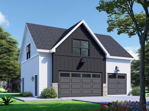 Traditional House Plan - Stanfield Garage 25405 - 