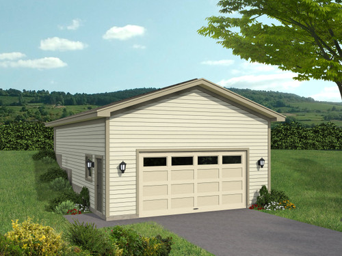 Traditional House Plan - Dixson Garage 46307 - Front Exterior