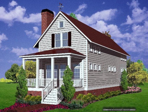 Craftsman House Plan - Fraser Avenue 67924 - Front Exterior