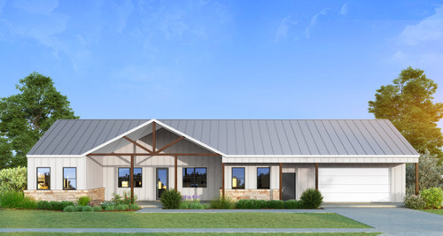 Ranch House Plan - 12021 - Front Exterior