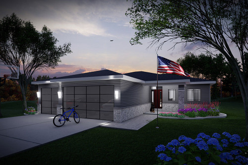 Ranch House Plan - 32140 - Front Exterior