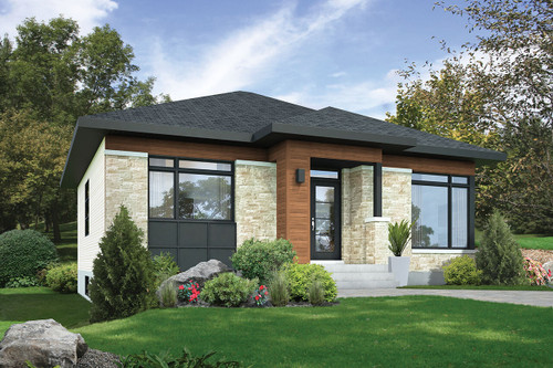 Modern House Plan - 82033 - Front Exterior