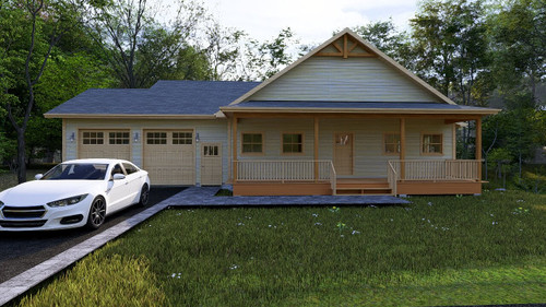 Traditional House Plan - West Bear Lake 70357 - Front Exterior