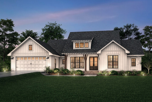 Farmhouse House Plan - Journey 45585 - Front Exterior