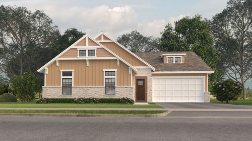 Traditional House Plan - 54580 - Front Exterior