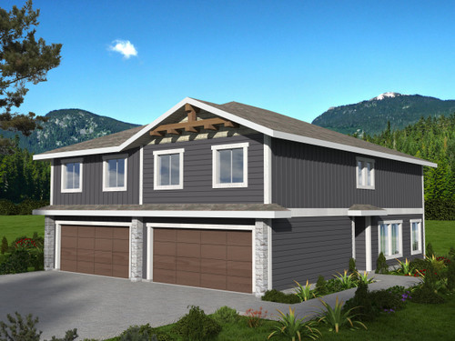 Traditional House Plan - 24645 - Front Exterior