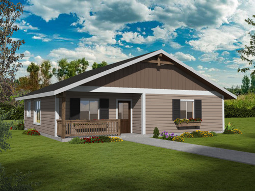 Cottage House Plan - 55650 - Front Exterior