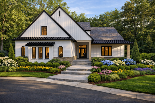 Farmhouse House Plan - The Homestead 63939 - Front Exterior