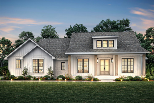 Farmhouse House Plan - Kennedy Creek 61203 - Front Exterior