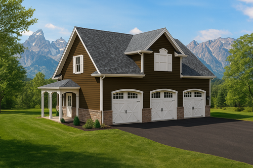 Cottage House Plan - Derrickson 32432 - Front Exterior