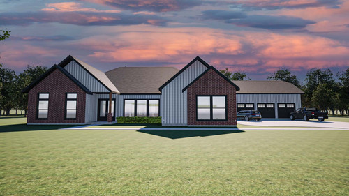 Farmhouse House Plan - Weighbridge 35964 - Front Exterior