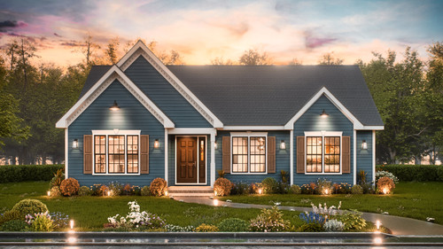 Traditional House Plan - Ginger 2 60269 - Front Exterior