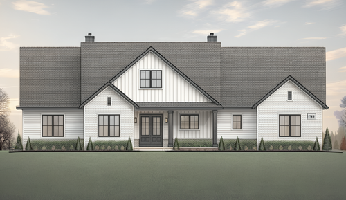 Farmhouse House Plan - Spy Run 38960 - Front Exterior
