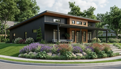 Modern House Plan - 45510 - Front Exterior