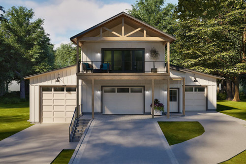 Country House Plan - The Overlook 40729 - Front Exterior