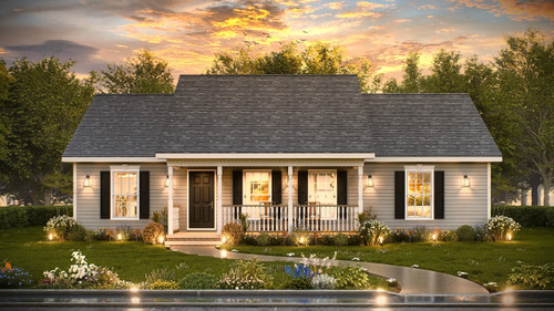 Farmhouse House Plan - Cosby 80132 - Front Exterior