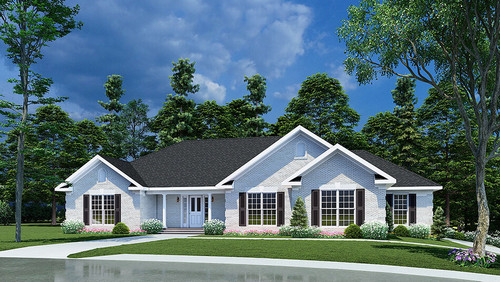 Classic House Plan - Cherry Street 15001 - Front Exterior