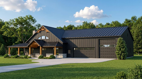 Country House Plan - 84229 - Front Exterior