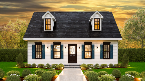 Traditional House Plan - Foxx 2 68601 - Front Exterior