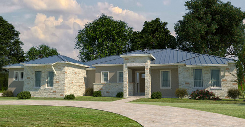 Contemporary House Plan - 15581 - Front Exterior