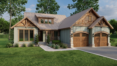 Craftsman House Plan - Appalachian 40623 - Front Exterior