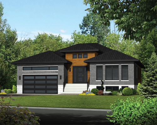 Contemporary House Plan - 63144 - 