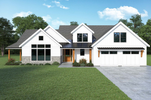 Craftsman House Plan - 21771 - Front Exterior