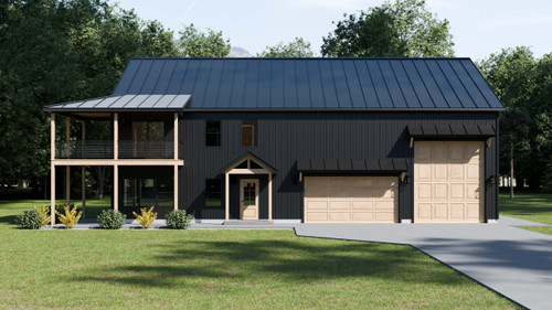 Farmhouse House Plan - 93513 - Front Exterior