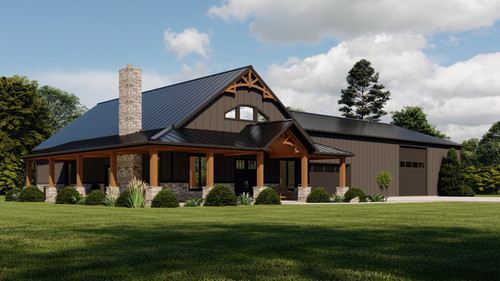 Modern House Plan - 99310 - Front Exterior