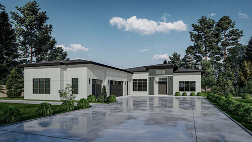 Mediterranean House Plan - Indiana 78109 - Front Exterior
