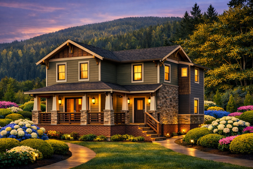 Farmhouse House Plan - Centereach 28937 - Front Exterior
