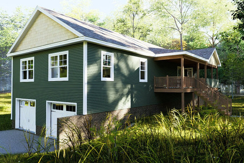 Ranch House Plan - Wellington 86812 - Front Exterior