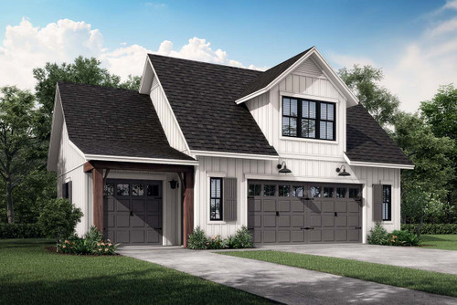 Country House Plan - Carriage Hills 93393 - Front Exterior