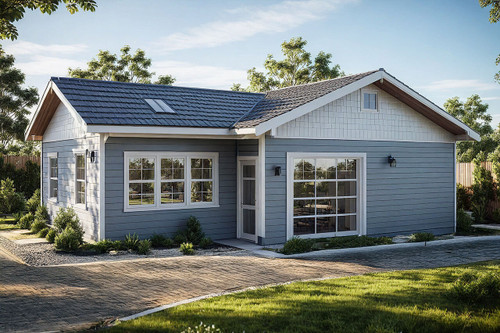 Traditional House Plan - Garage w/Shop 15573 - Front Exterior