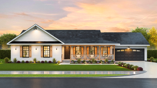 Ranch House Plan - Canada 2 41611 - Front Exterior