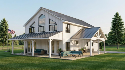 Country House Plan - 32683 - Front Exterior