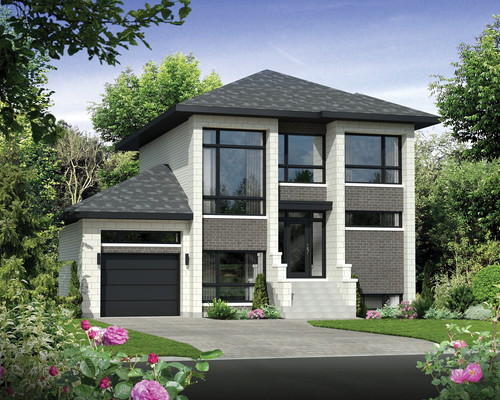 Contemporary House Plan - 50276 - Front Exterior
