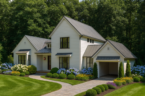 Farmhouse House Plan - Saint James 58466 - Front Exterior