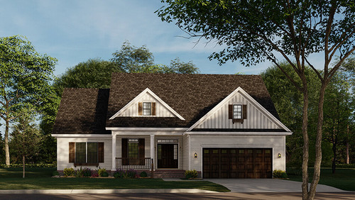 Farmhouse House Plan - Quail Drive 63859 - Front Exterior