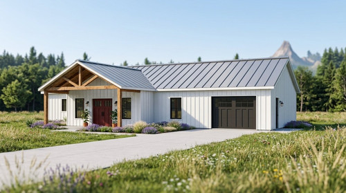 Craftsman House Plan - 61893 - Front Exterior