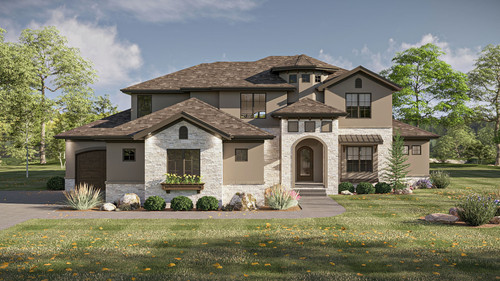 Mediterranean House Plan - Scottsdale 62118 - Front Exterior