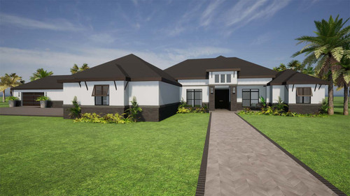 Mediterranean House Plan - Roosevelt 47934 - Front Exterior