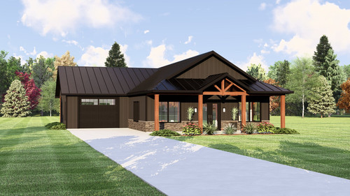 Country House Plan - 13275 - Front Exterior