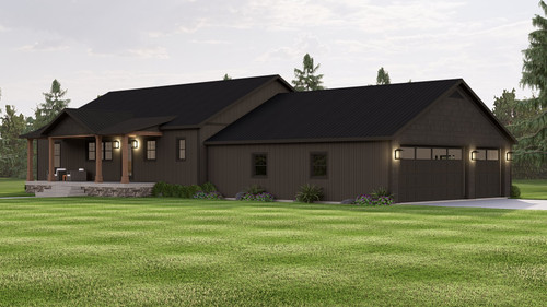 Country House Plan - 22317 - Front Exterior
