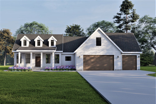 Farmhouse House Plan - Bedford 89309 - Front Exterior